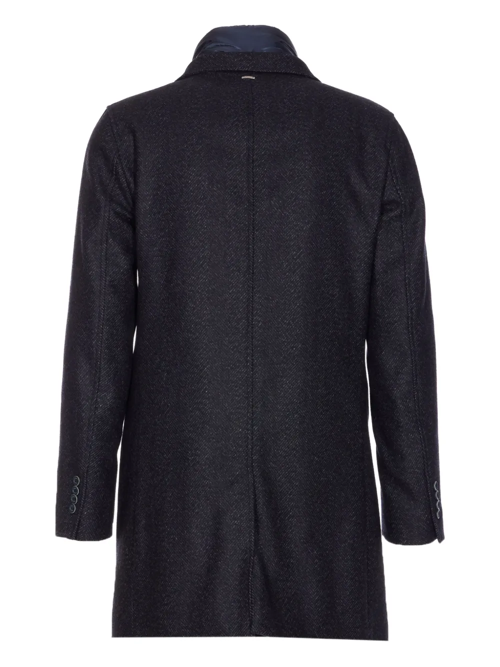 Herno herringbone single-breasted coat | Single Breasted Coats | Image 2