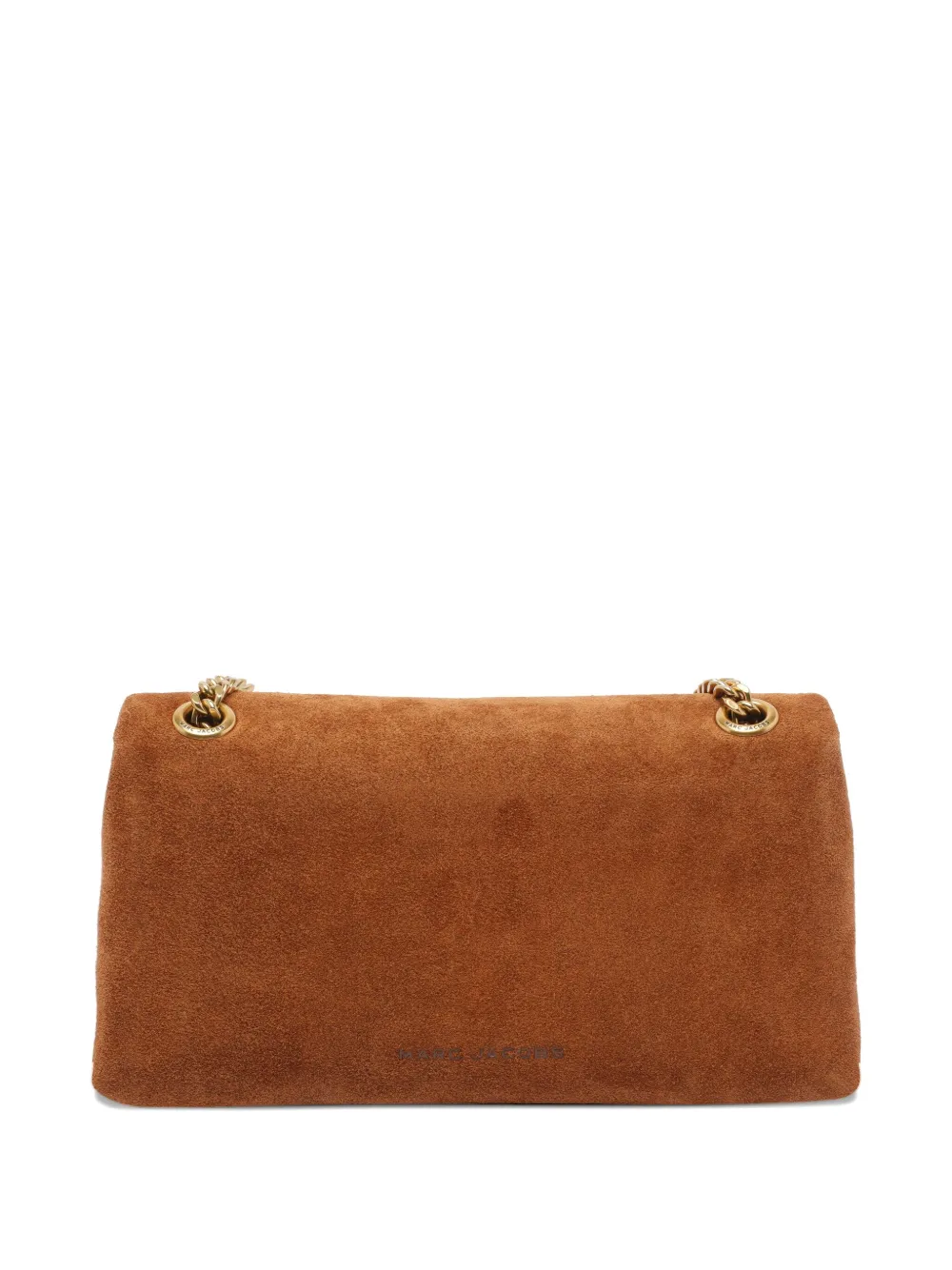 Marc Jacobs mini The Dual Chain suede shoulder bag - Bruin