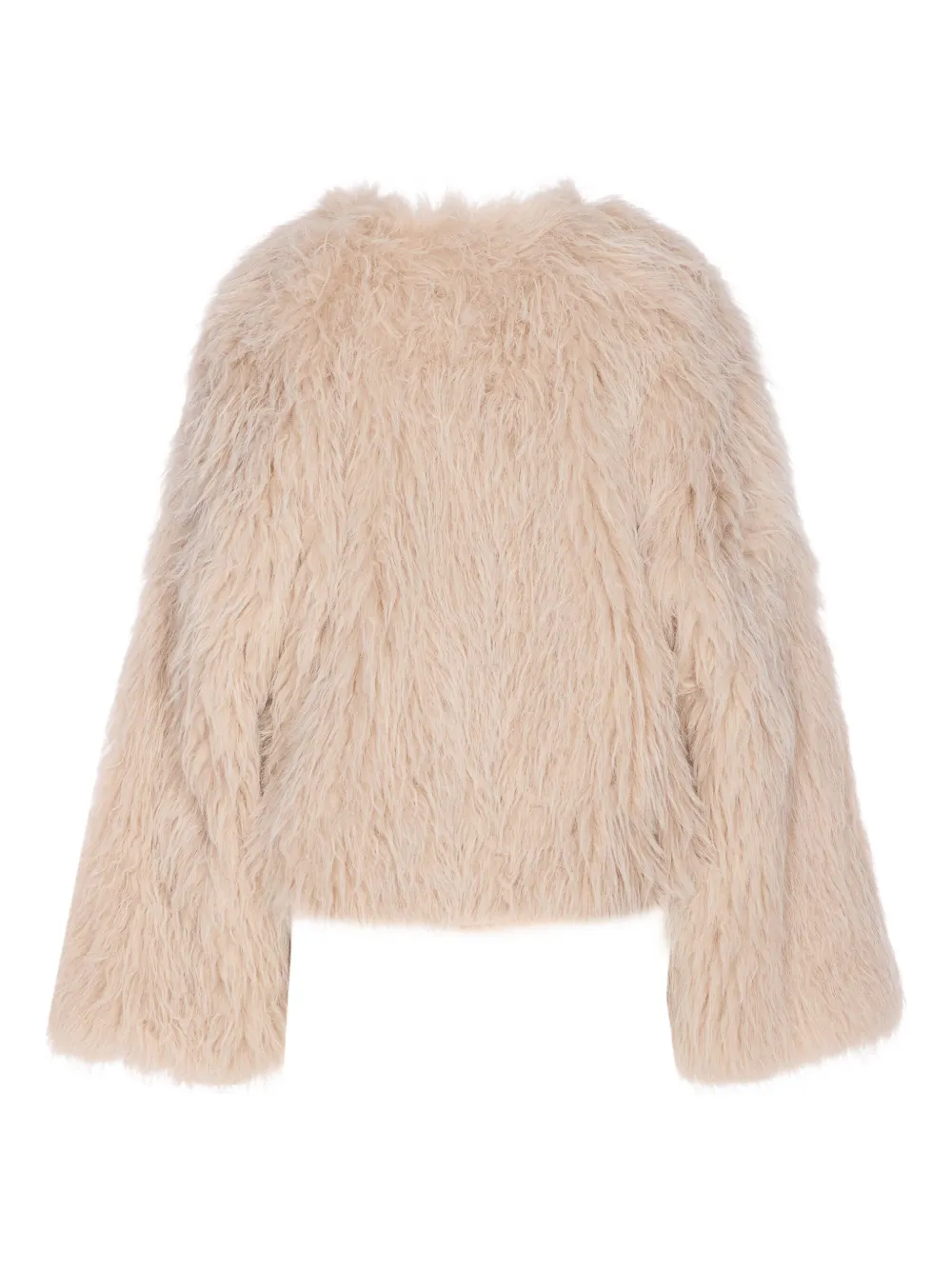Ele crew-neck fur-effect jacket | Faux Fur & Shearling Jackets | Image 2