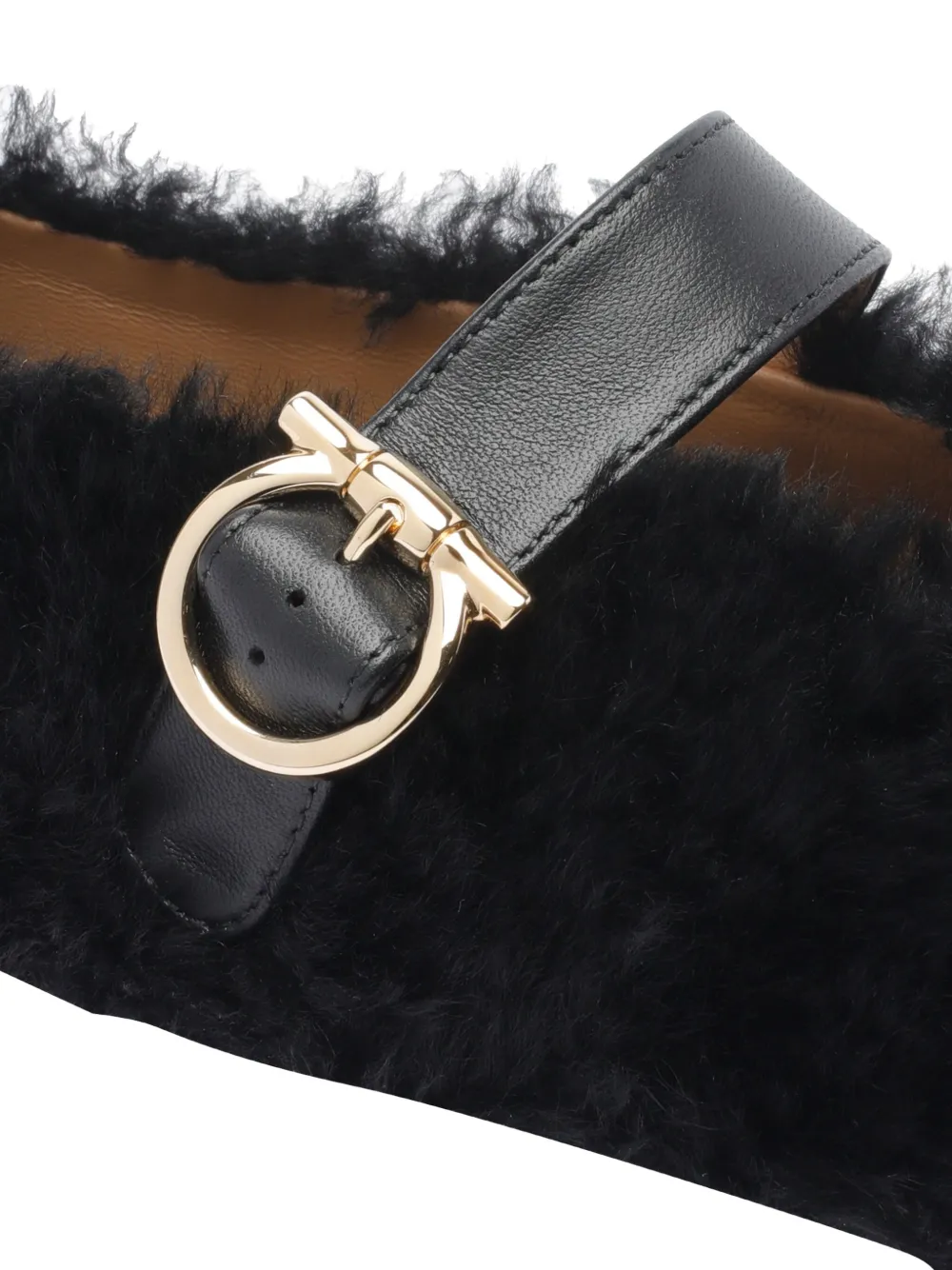 Ferragamo Lammy pumps met gesp Zwart