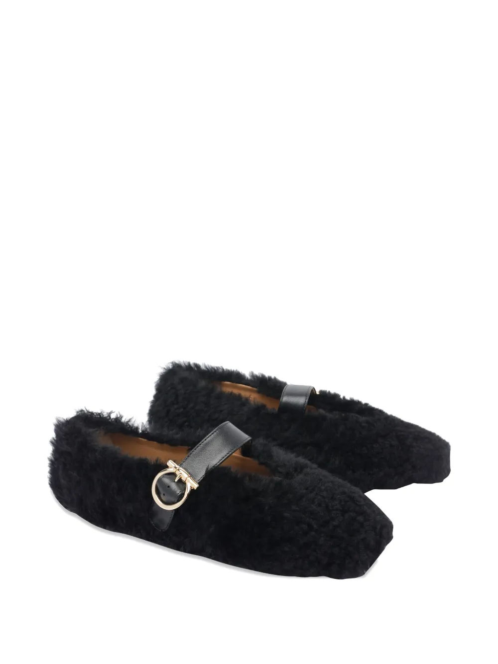 Ferragamo Lammy pumps met gesp Zwart