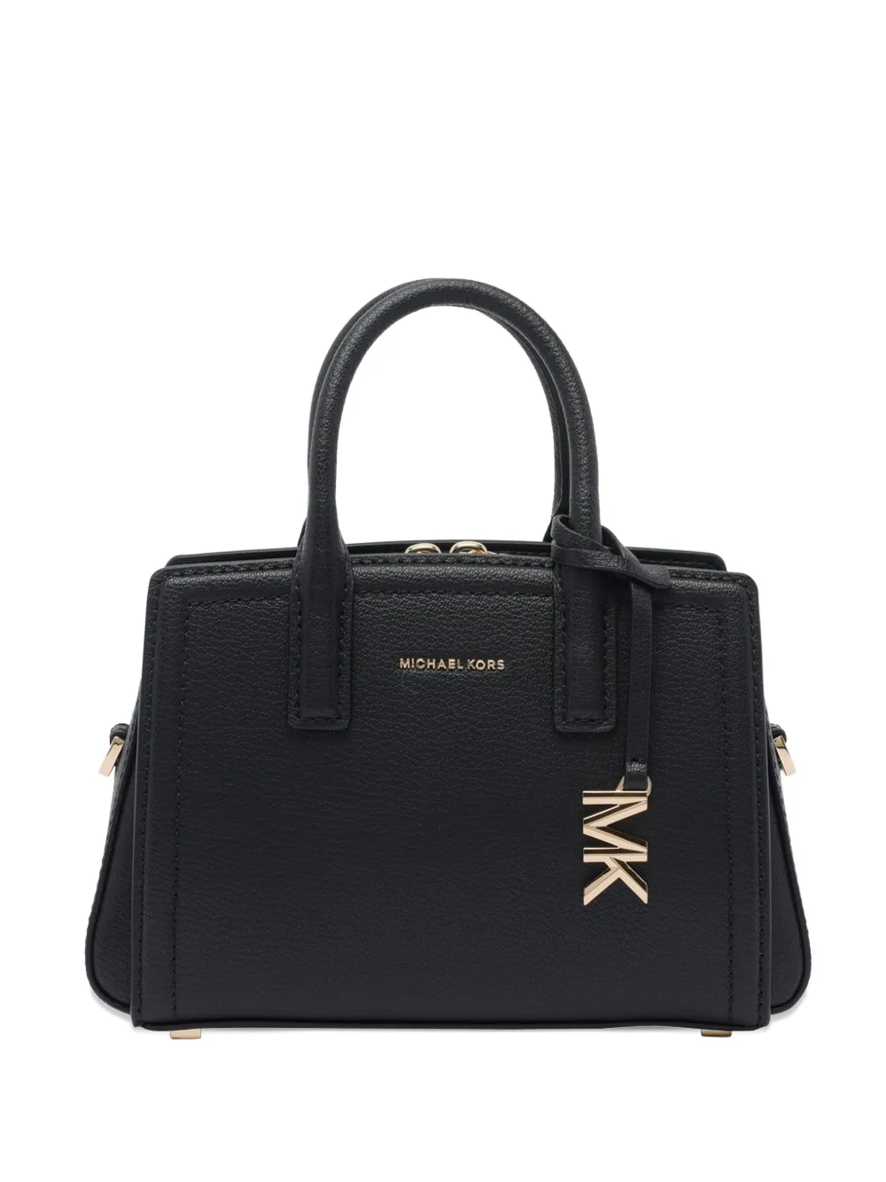 Michael Michael Kors Laila ロゴチャーム ハンドバッグ XS - ブラック Michael Michael Kors Laila ロゴチャーム ハンドバッグ XS - ブラック