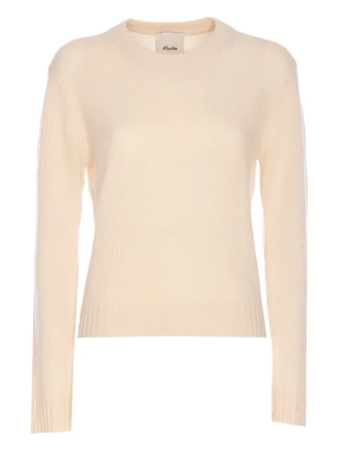 Allude ribbed crew-neck sweater