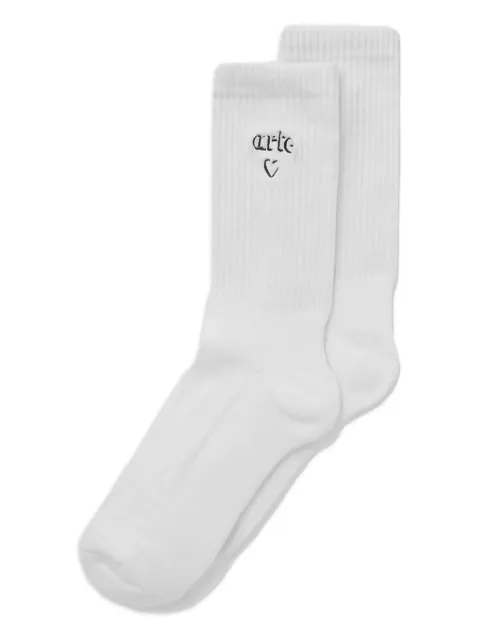 Arte Antwerp calcetines con logo en forma de corazón