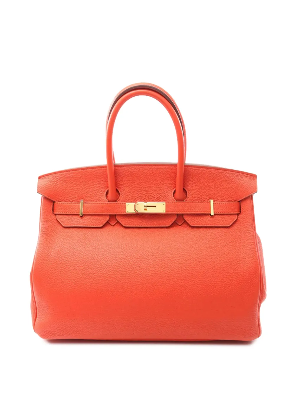 Hermès Pre-Owned 2013 Togo Birkin Retourne 35 handbag - レッド Hermès Pre-Owned 2013 Togo Birkin Retourne 35 handbag - レッド