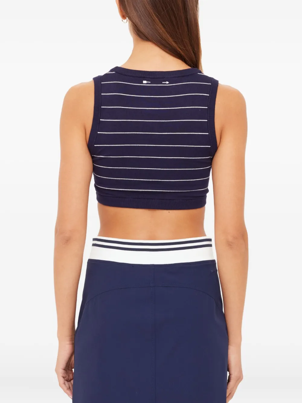 The Upside Astra Solange gestreepte top Blauw