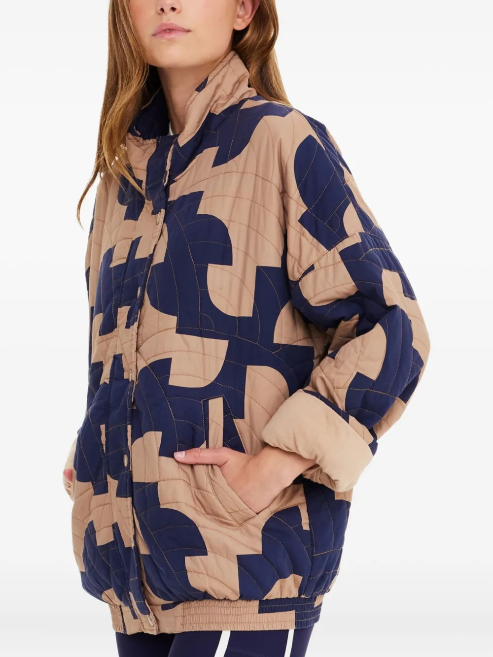 The Upside Mirage Carmen gewatteerd jack Beige