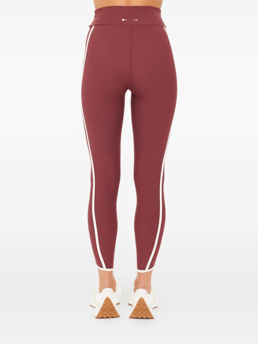 The Upside Samara Stripe-pocket Leggings In Red