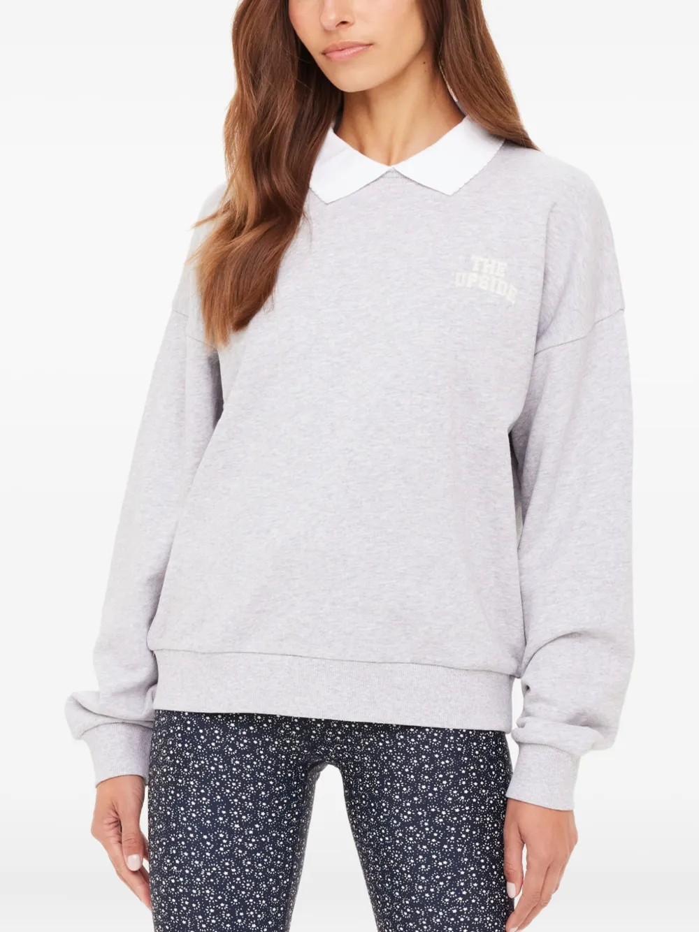 The Upside Pascal collared crew-neck sweater | Grey | Image 1
