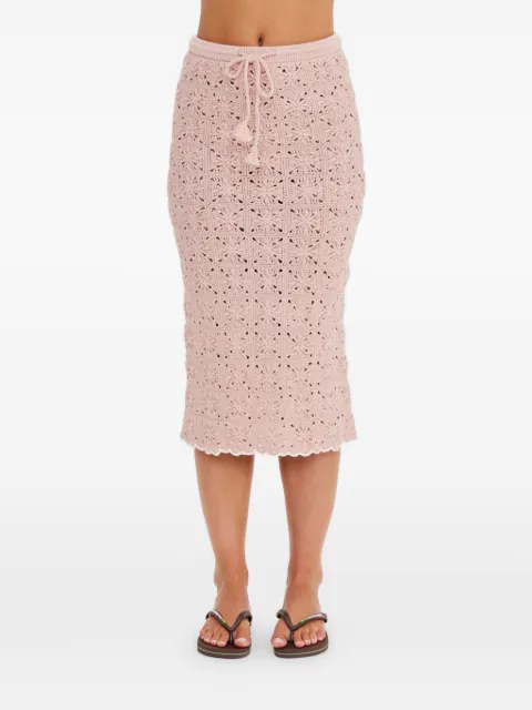 The Upside Anoki Irena crochet midi skirt