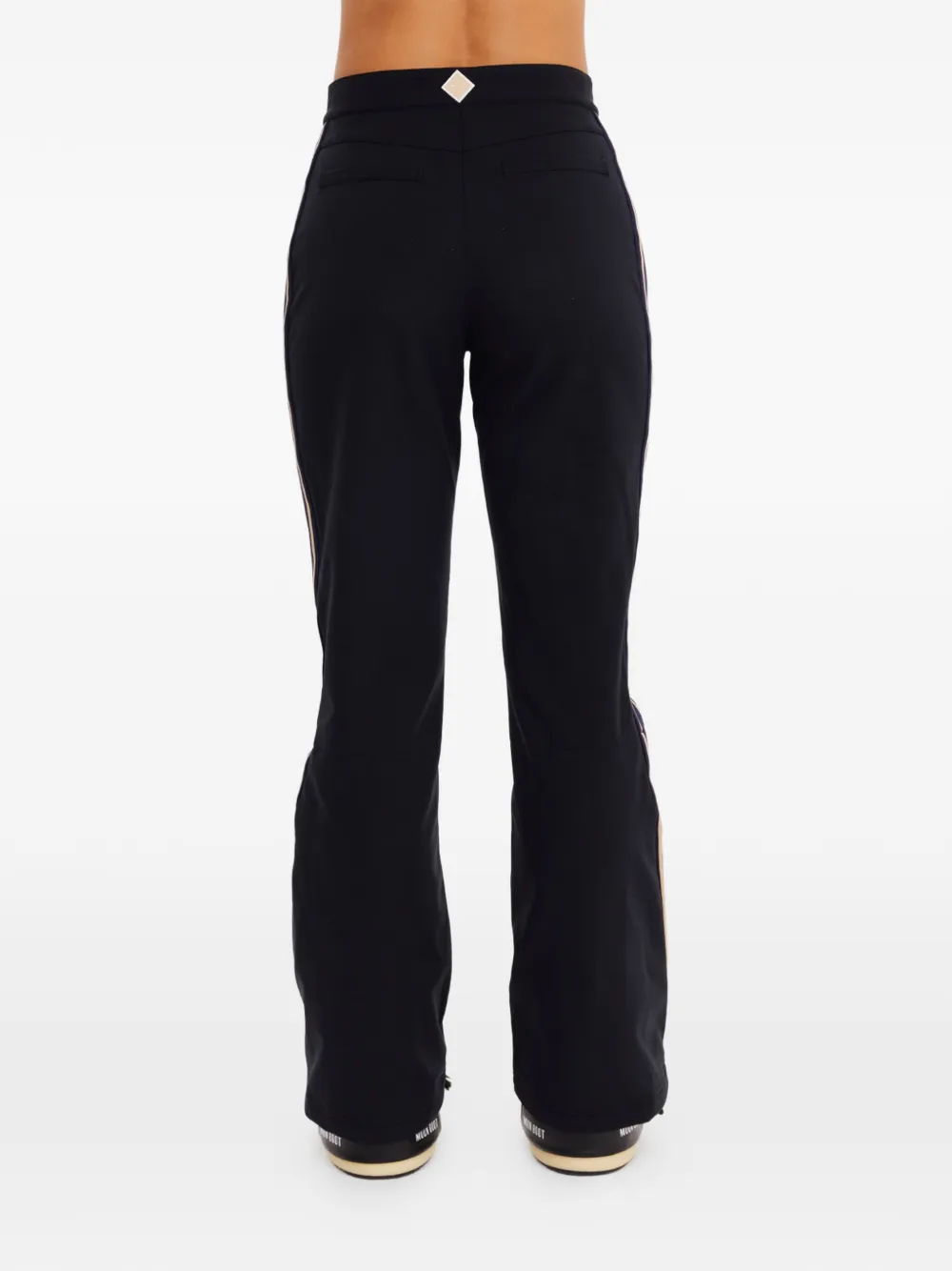 The Upside Hakuba Petra stripe-detail trousers Zwart