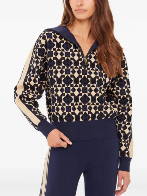 The Upside COSMO KAIRO half-zip knit