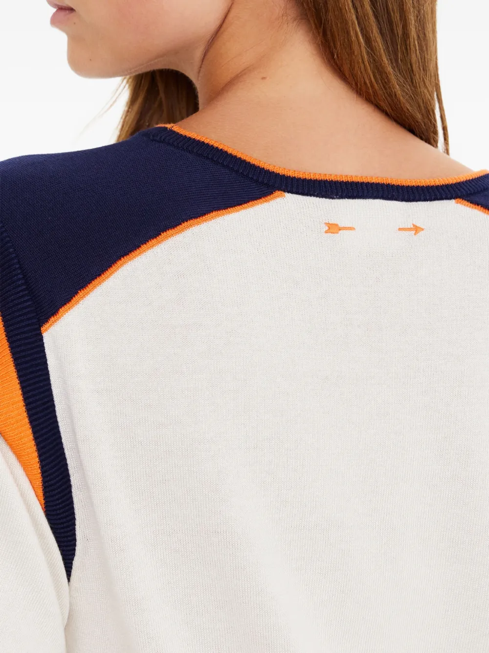 The Upside Elixir Seven gestreept T-shirt Beige