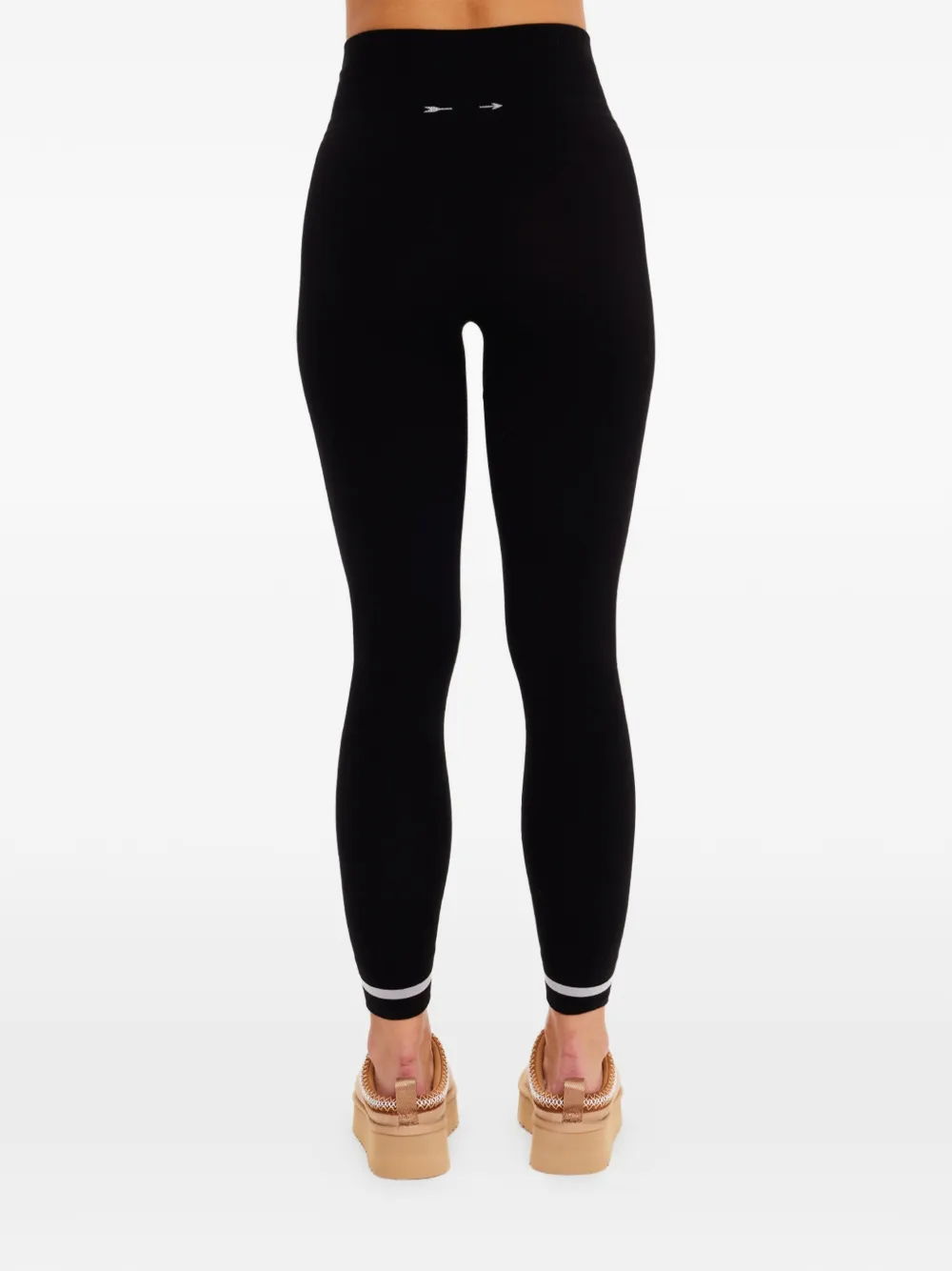 The Upside seamless elasticated-waist leggins Zwart