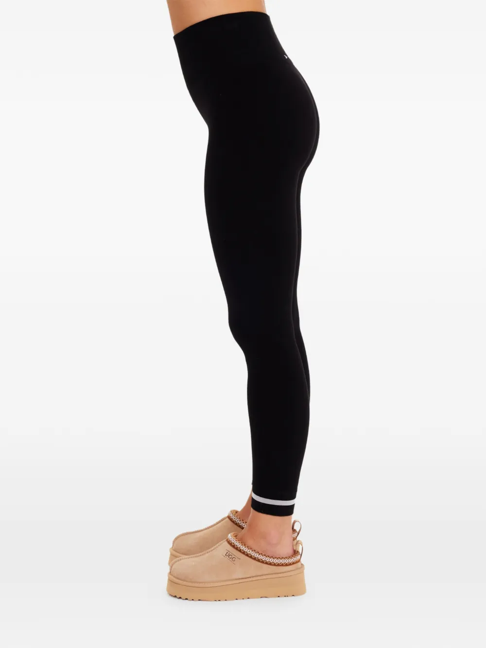 The Upside seamless elasticated-waist leggins Zwart