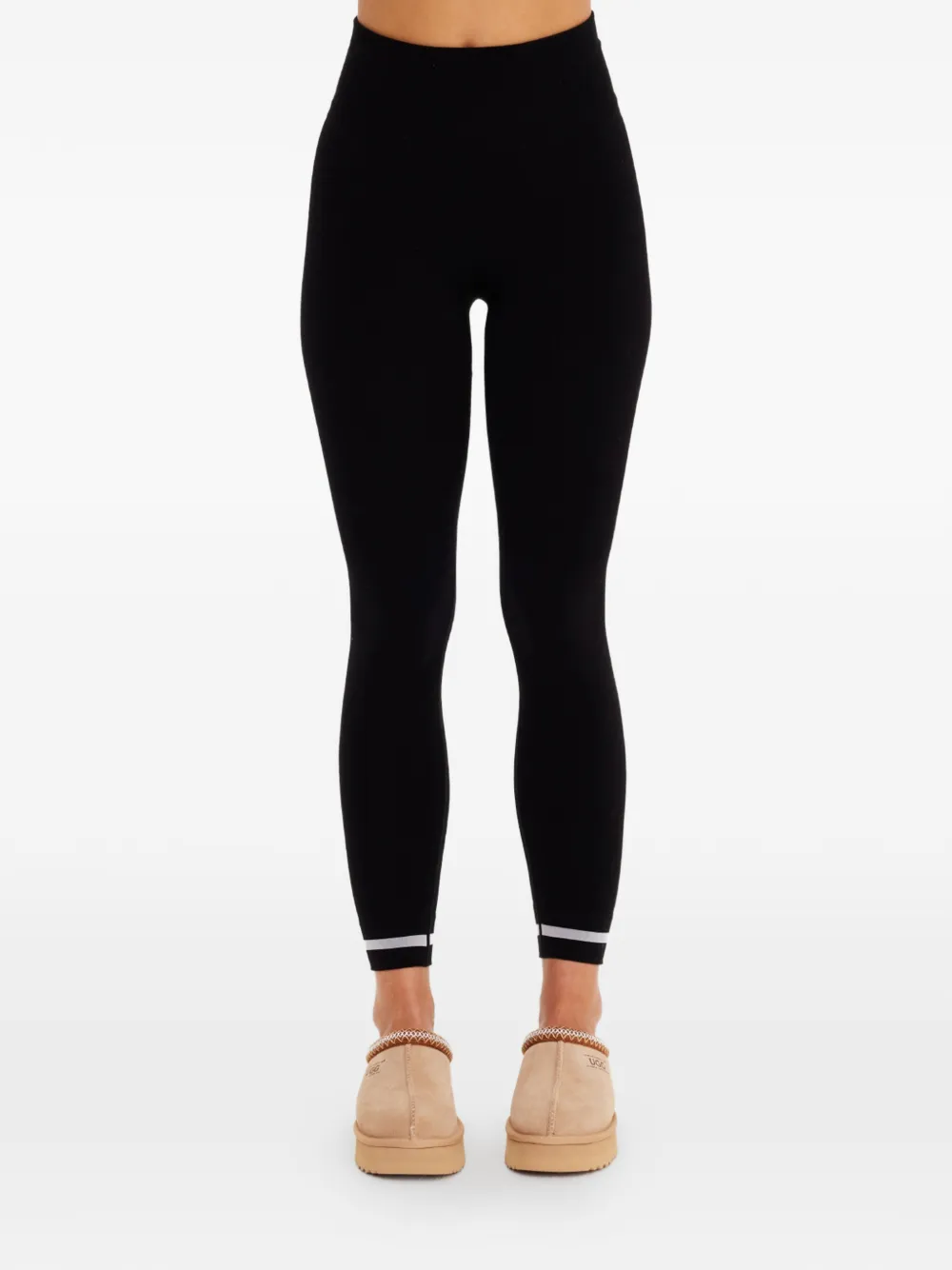 The Upside seamless elasticated-waist leggins | Black | Image 1