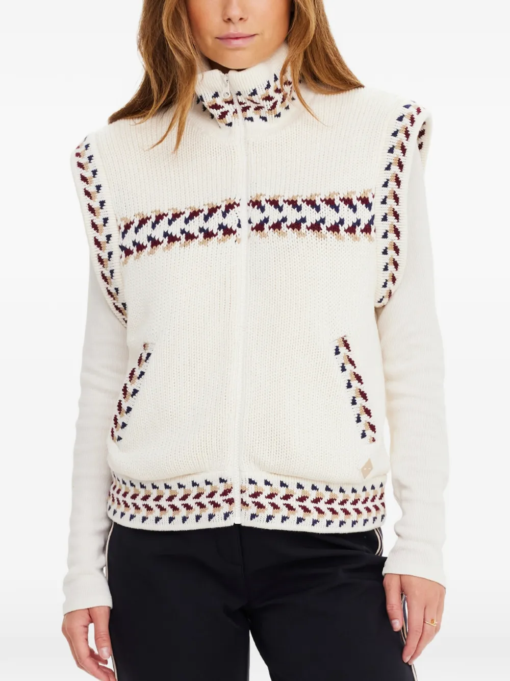 The Upside Dhemi Knitted Cotton Jacket In Neutral