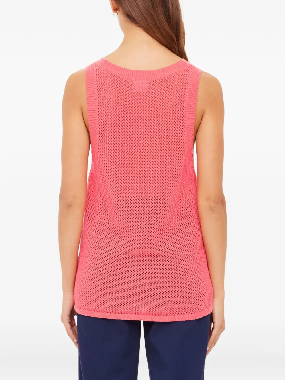 The Upside Fenway Wales-knit Tank Top In Pink