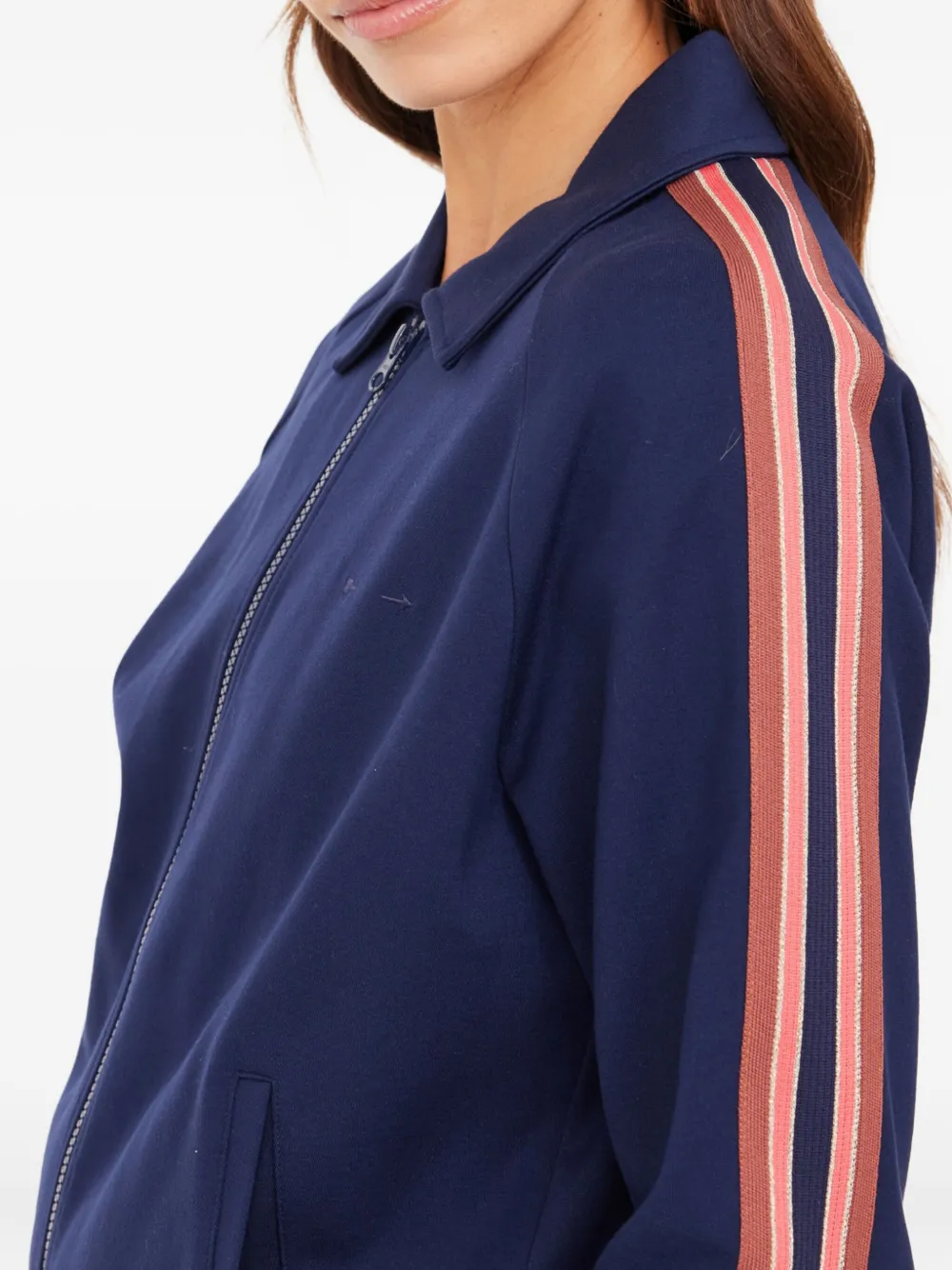 The Upside Amanda Pari trui met streep Blauw