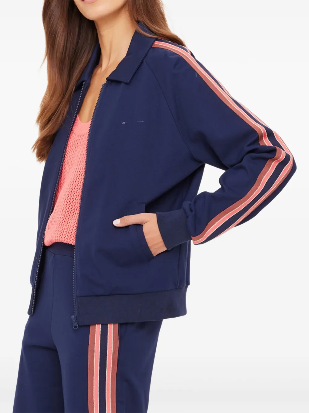 The Upside Amanda Pari trui met streep Blauw