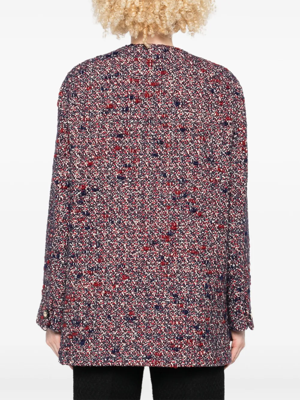 Gucci Tweed jack Blauw