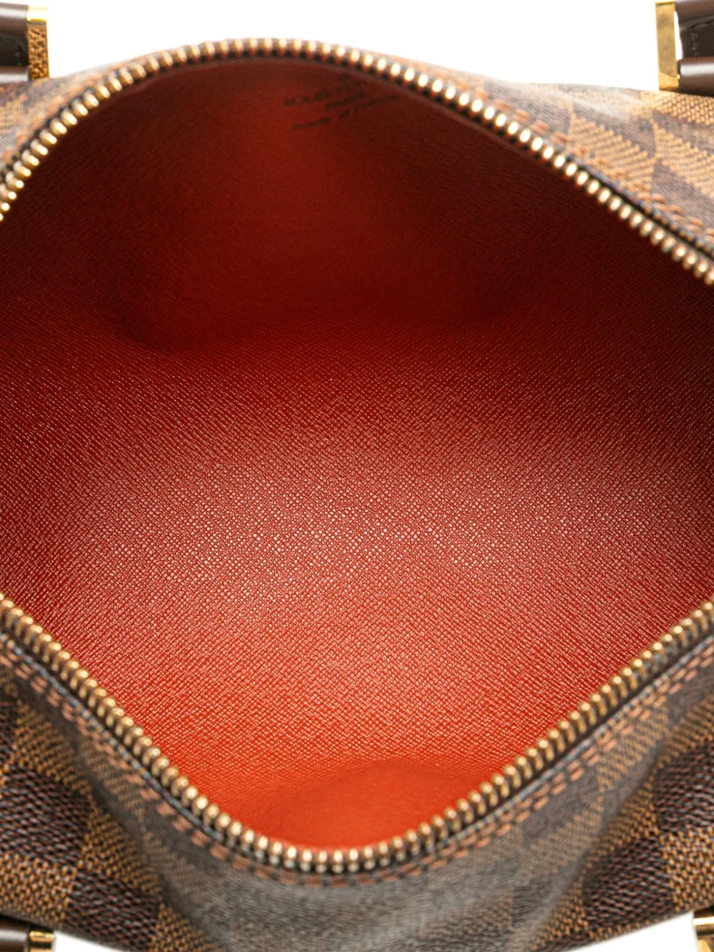 Pre-owned Louis Vuitton 2005 Damier Ebene Papillon 26 Handbag In Brown