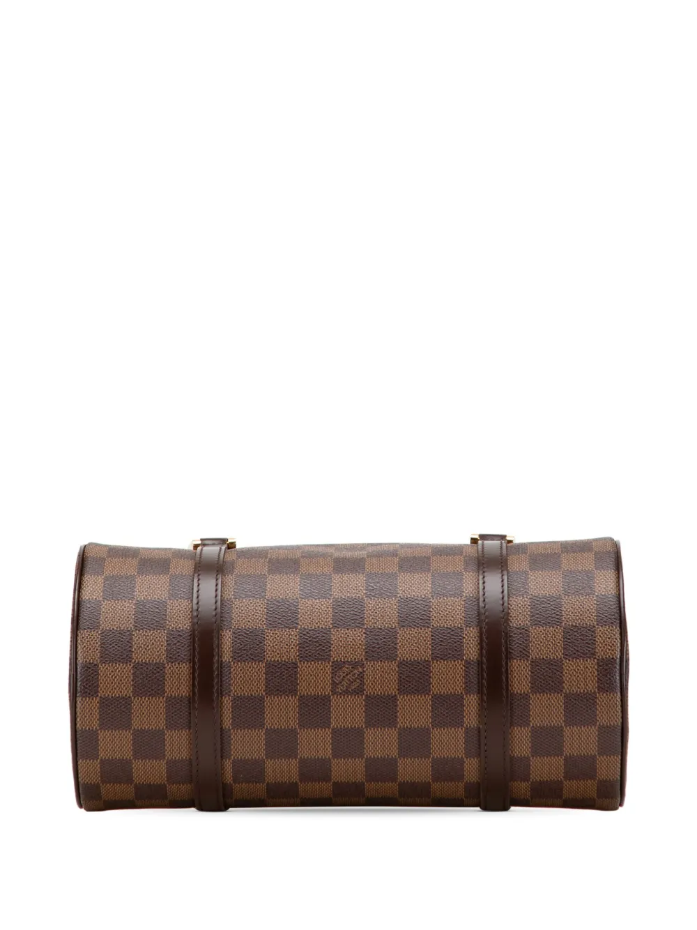 Pre-owned Louis Vuitton 2005 Damier Ebene Papillon 26 Handbag In Brown