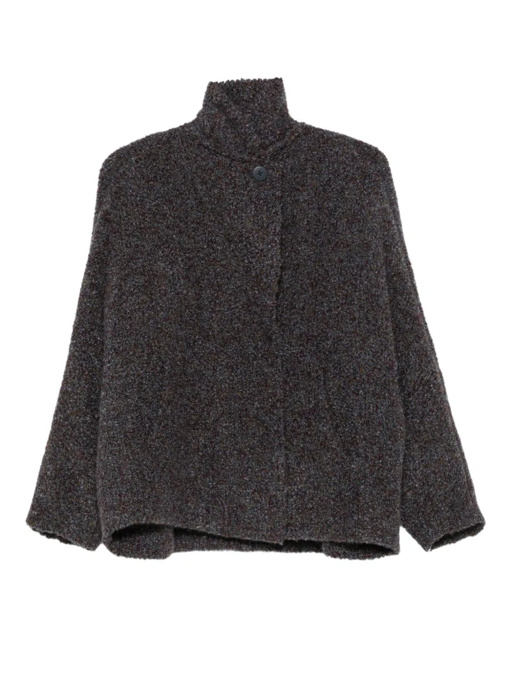 Boboutic high-neck button jacket | Grey | Image 1