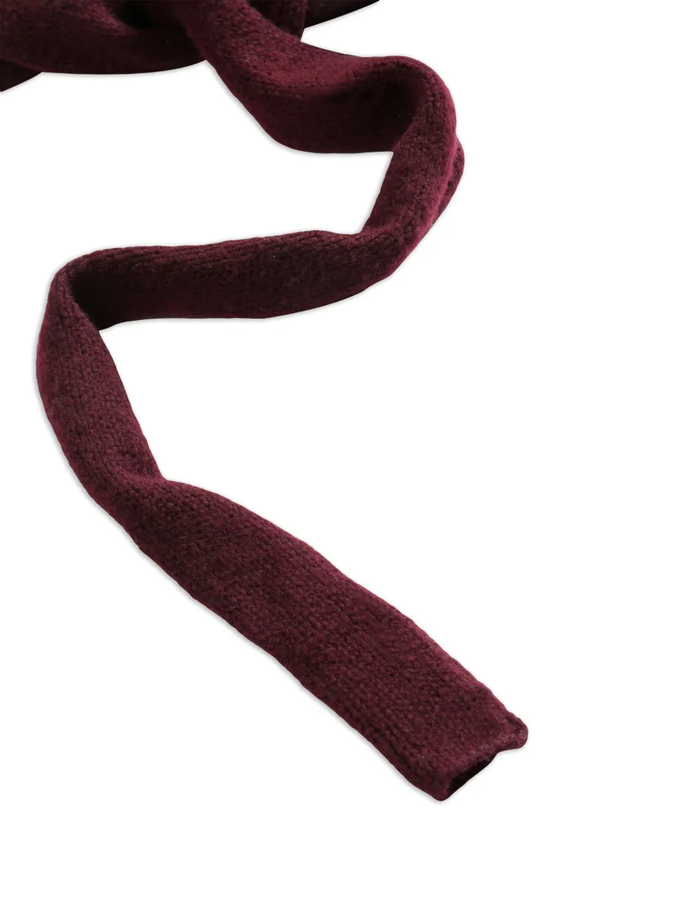 Casey hooded tie scarf Rood