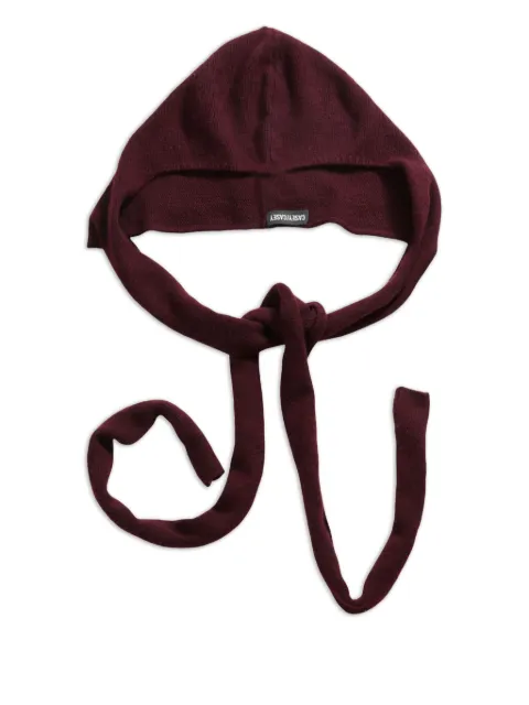 Casey Casey hooded tie scarf