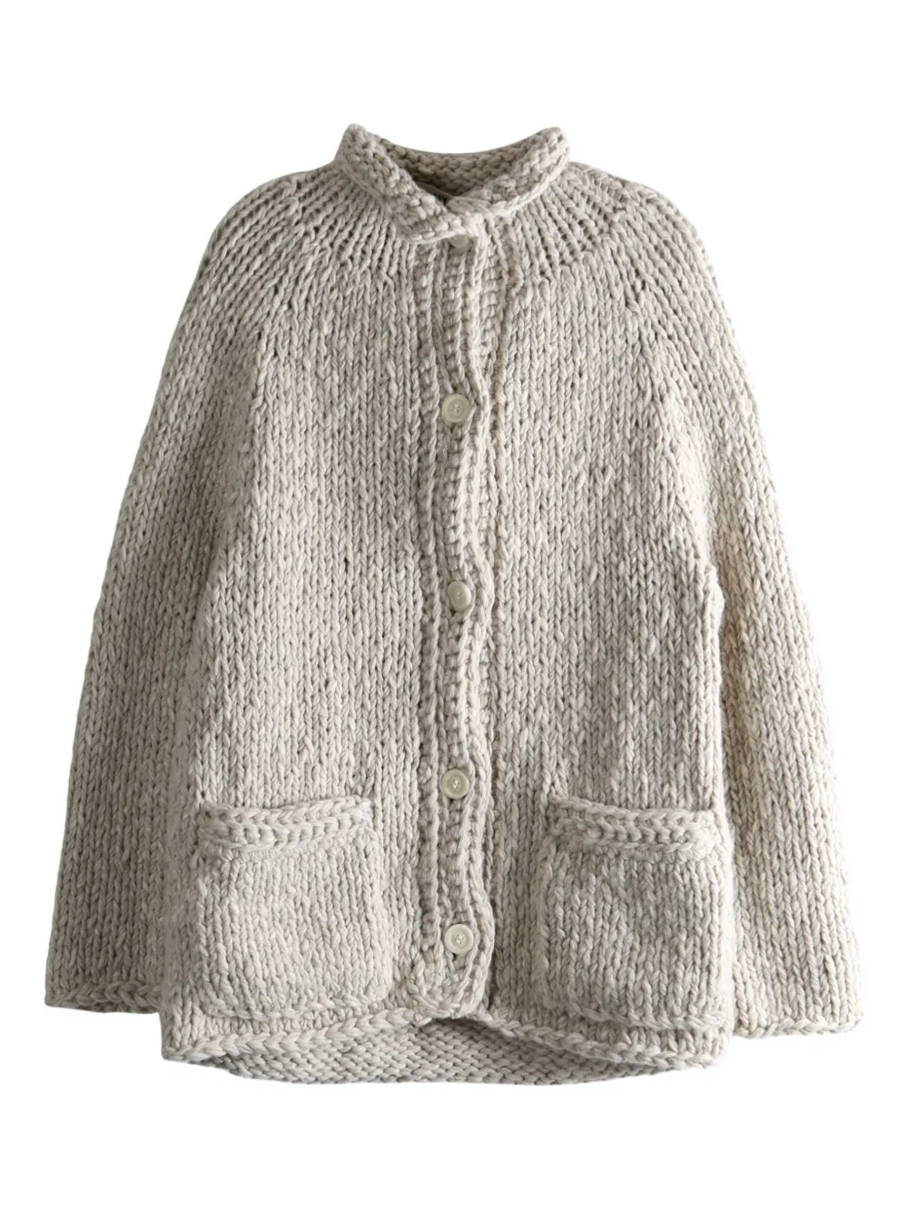 Casey Casey Woalp button-up cardigan | White | Image 1