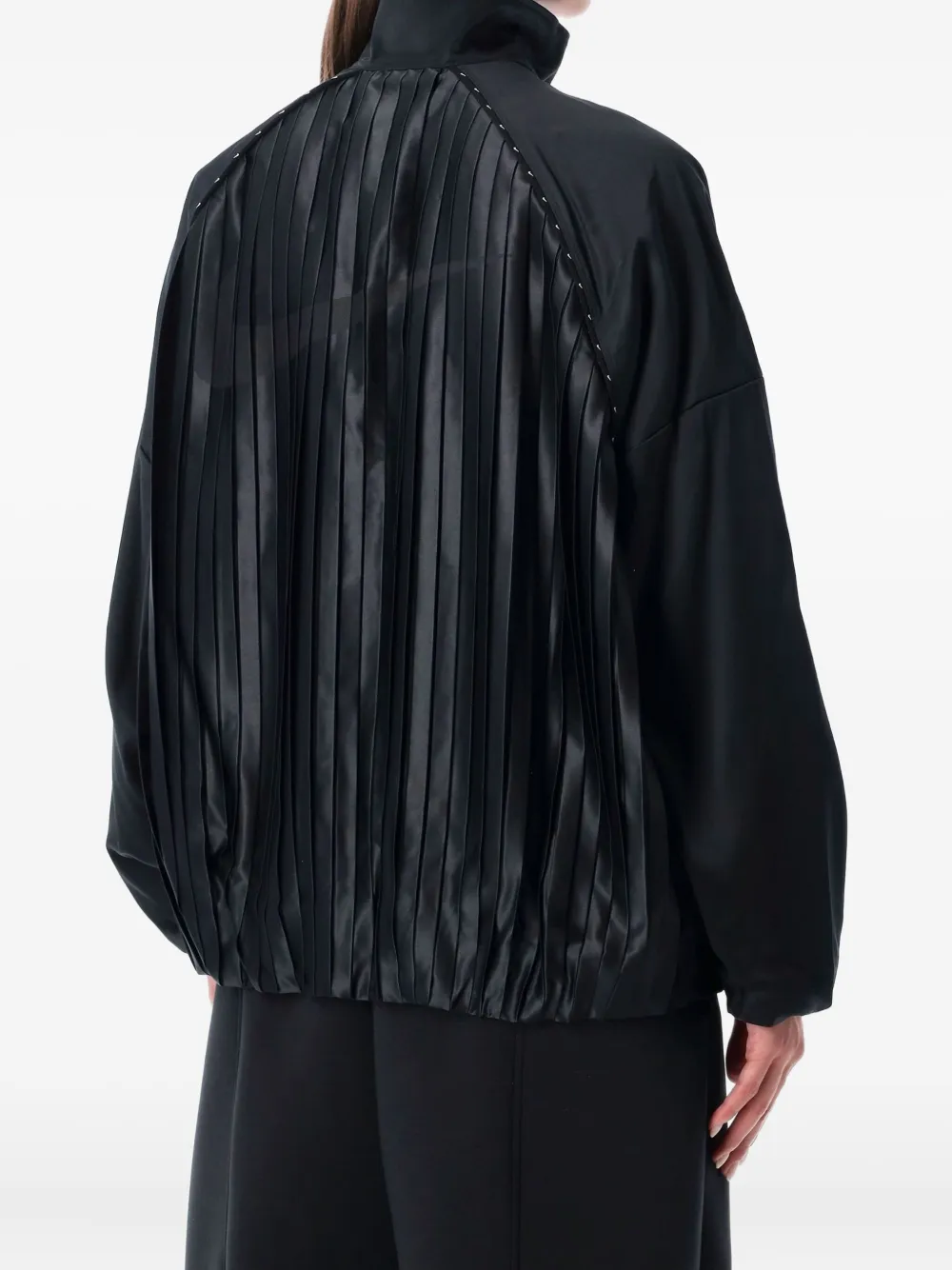 Nike pleated bomber jacket | Varsity Jackets | Image 2