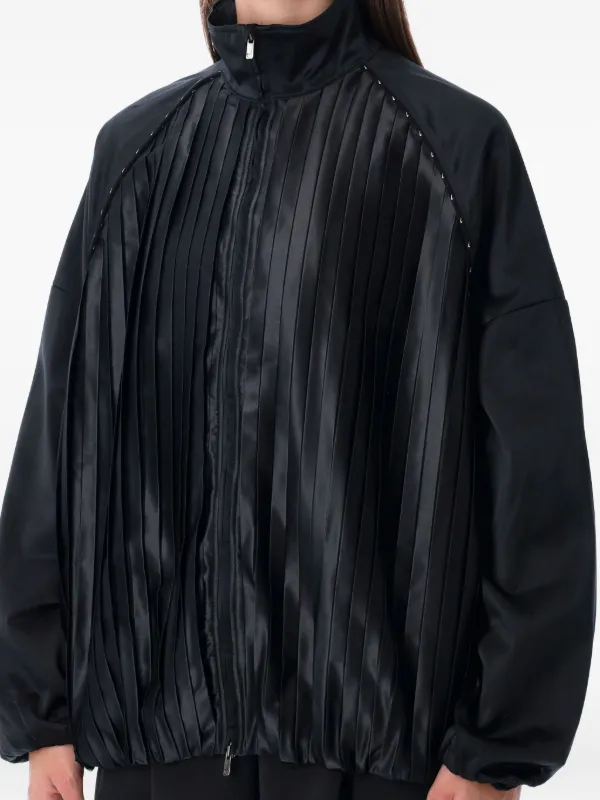 Nike プリーツ ボンバージャケット | ブラック | FARFETCH JP