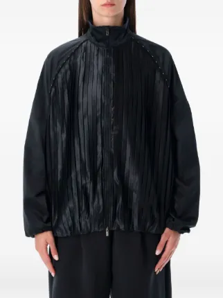 Nike プリーツ ボンバージャケット | ブラック | FARFETCH JP