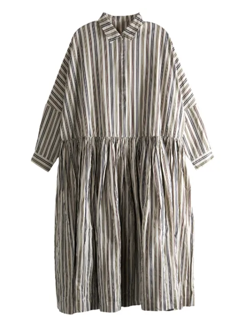Casey Casey Saint Roch striped gathered midi dress