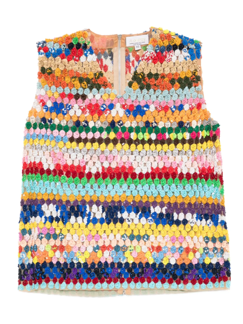 Ashish sequin embellishment tank top | Neutrals | Image 1