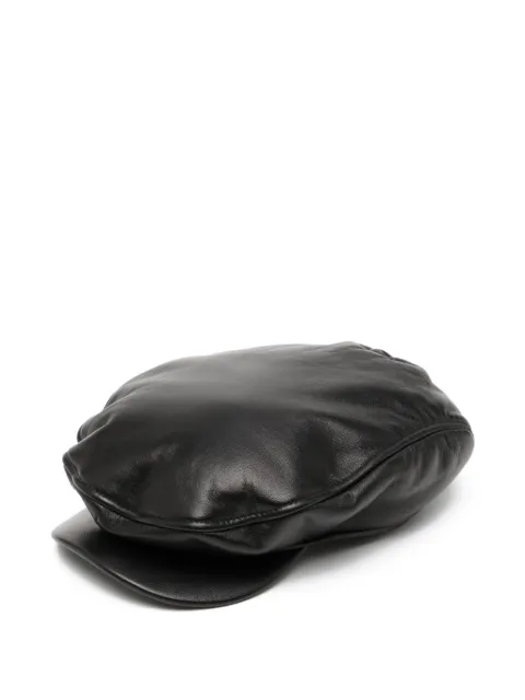 Vaquera Newsboy leather beret