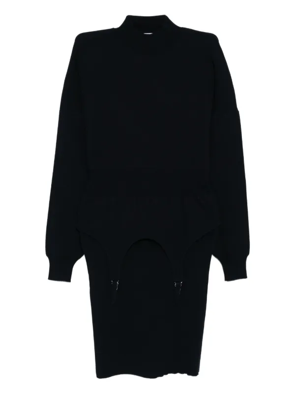 Jean Paul Gaultier Garter Dress in Blue