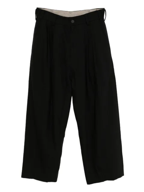 Ziggy Chen front-pleated trousers