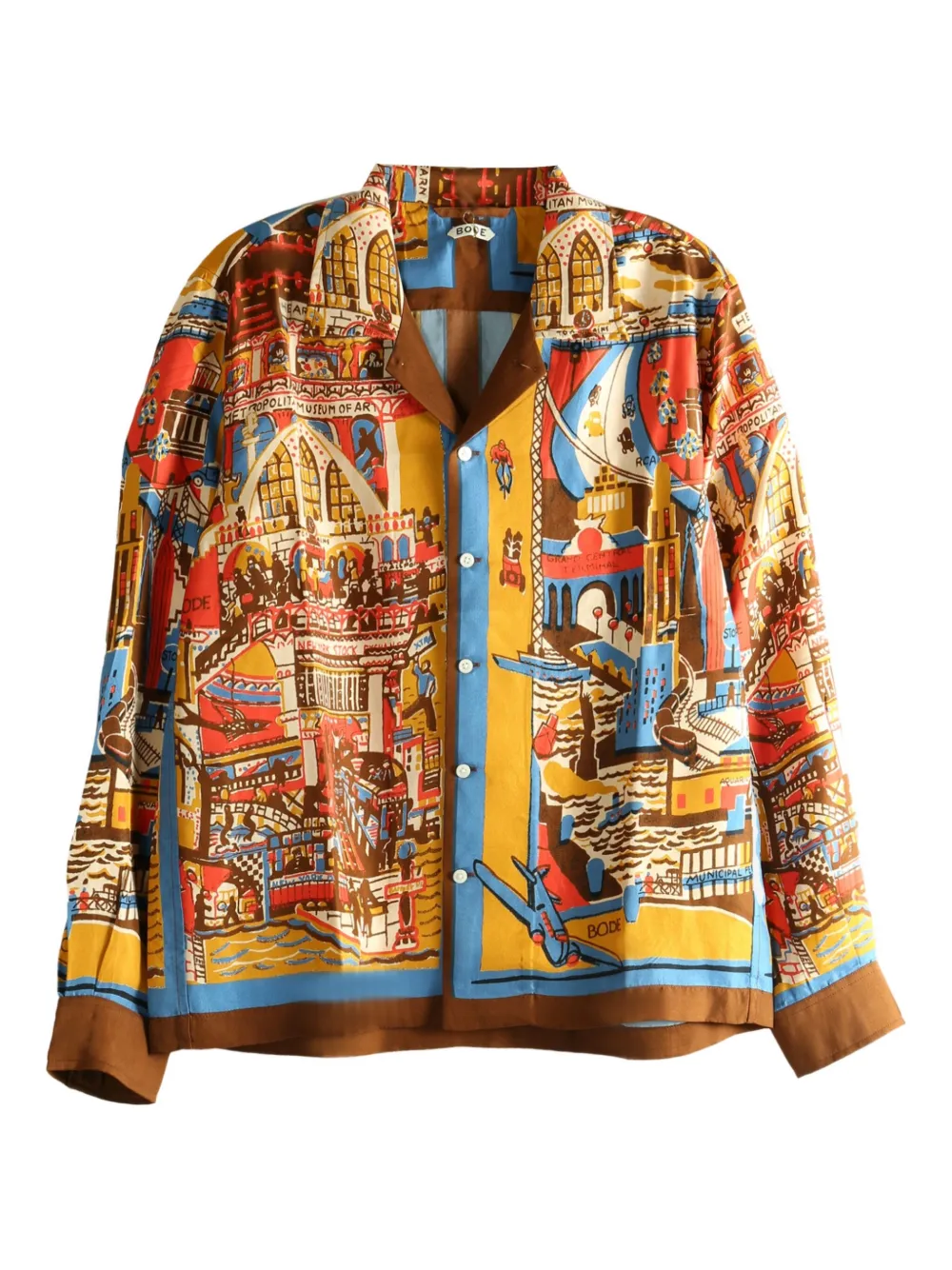BODE camisa de seda | multicolor | Image 1