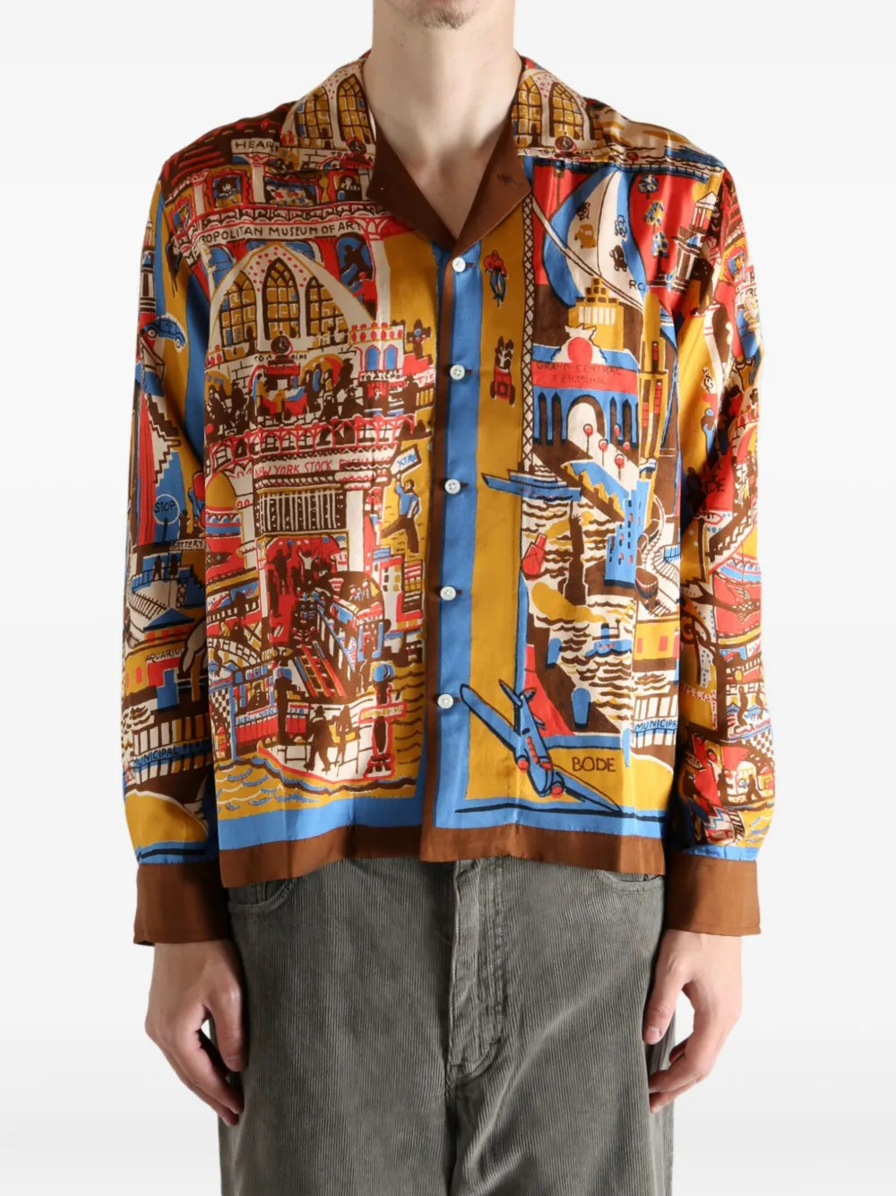 BODE silk shirt - Veelkleurig