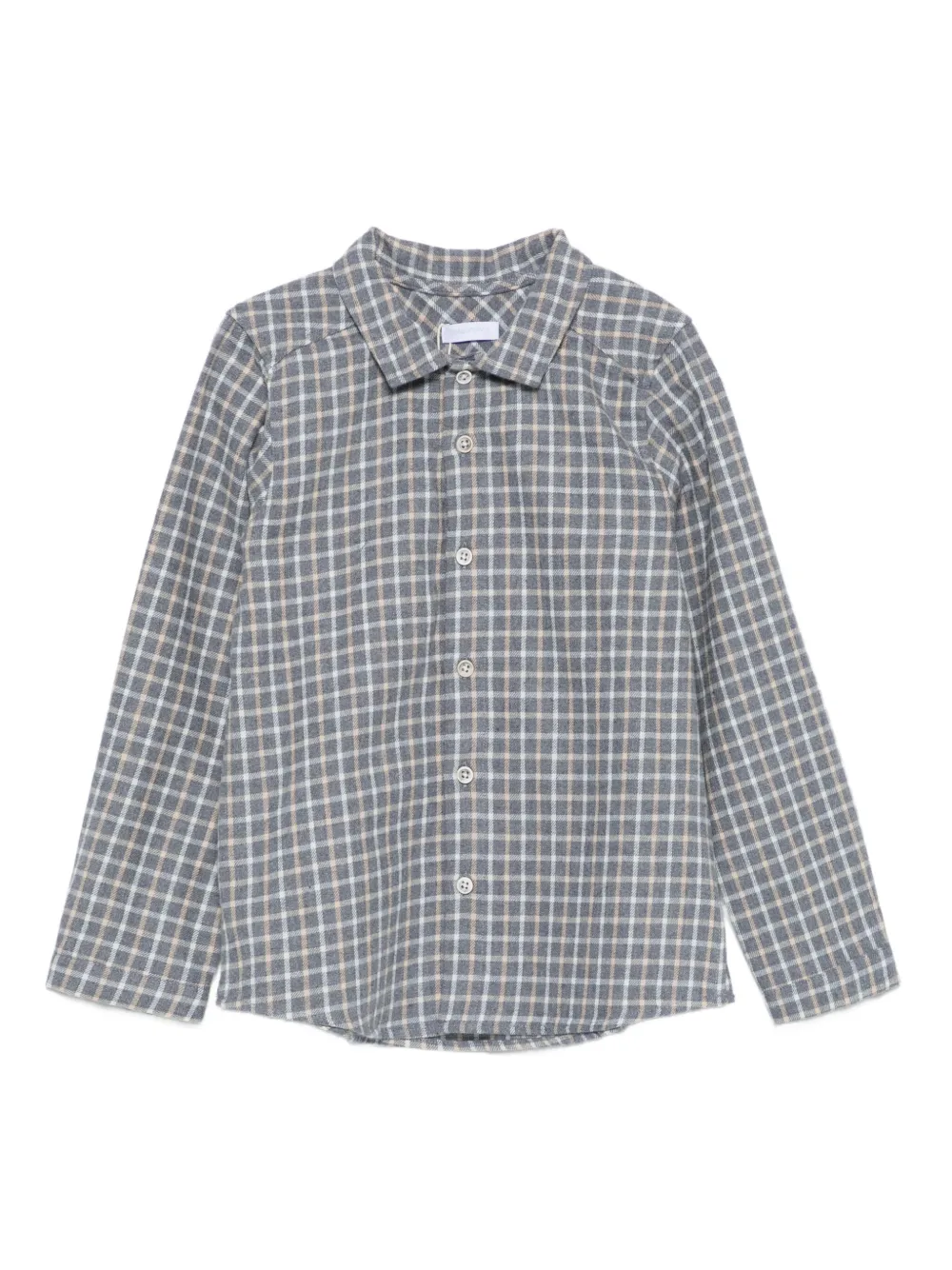 LARANJINHA checked button-fastening shirt | Blue | Image 1