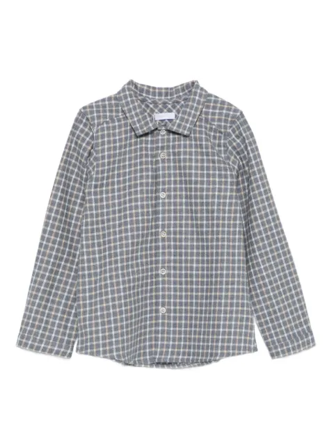 LARANJINHA checked button-fastening shirt