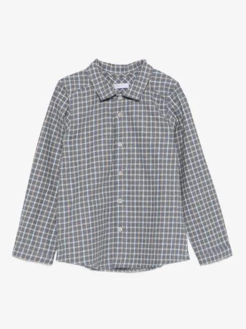 LARANJINHA checked button-fastening shirt