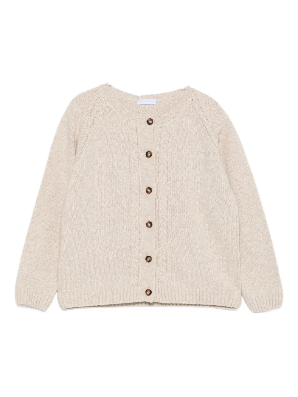 LARANJINHA cable-knit button cardigan | Neutrals | Image 1