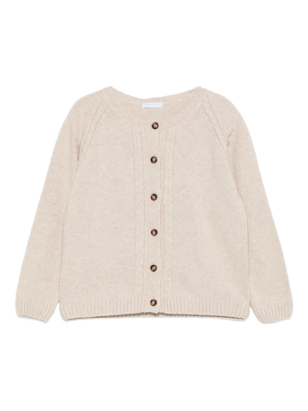 LARANJINHA cable-knit button cardigan | Neutrals | Image 1