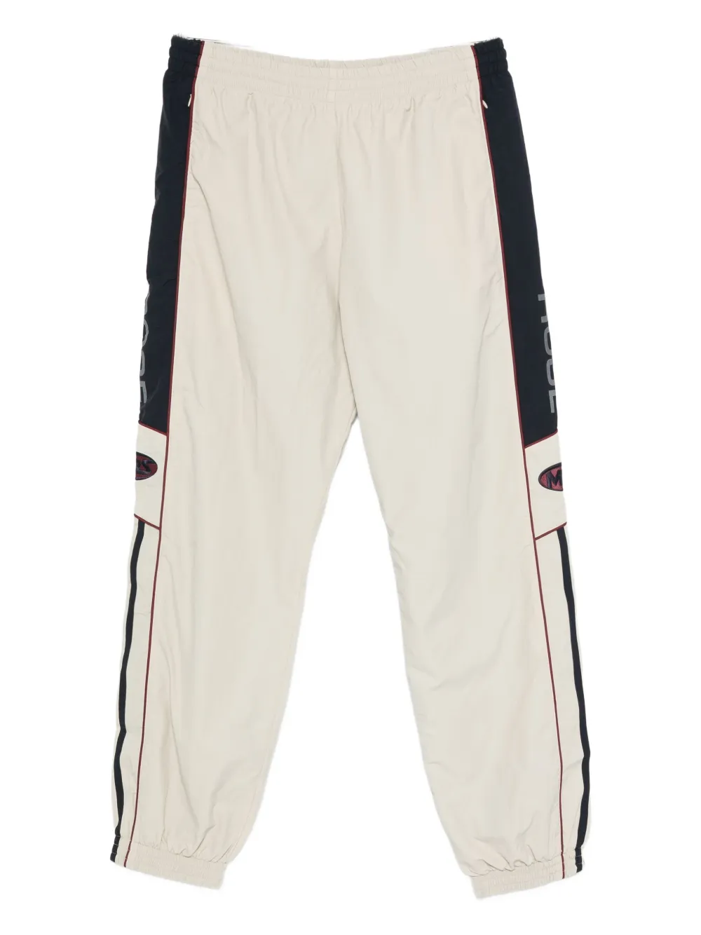 Martine Rose Side-stripe Elasticated Track Pants In Gold