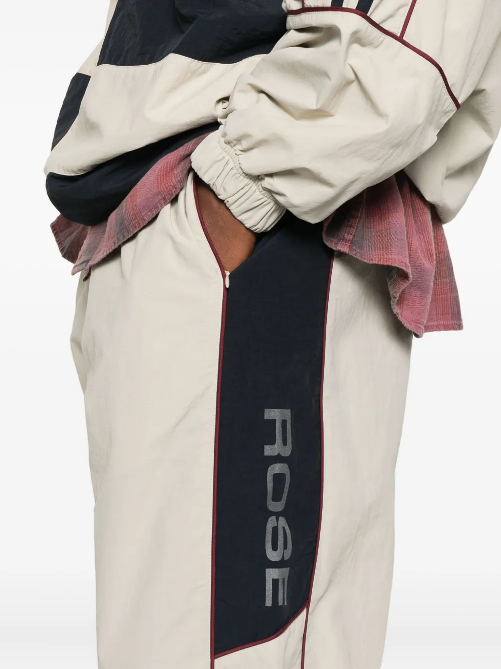 Martine Rose Side-stripe Elasticated Track Pants In Gold