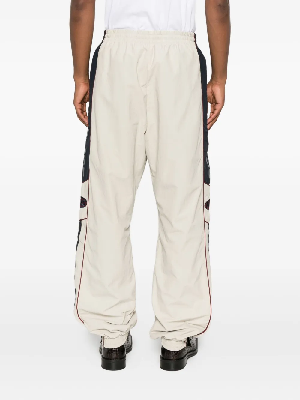 Martine Rose Side-stripe Elasticated Track Pants In Gold