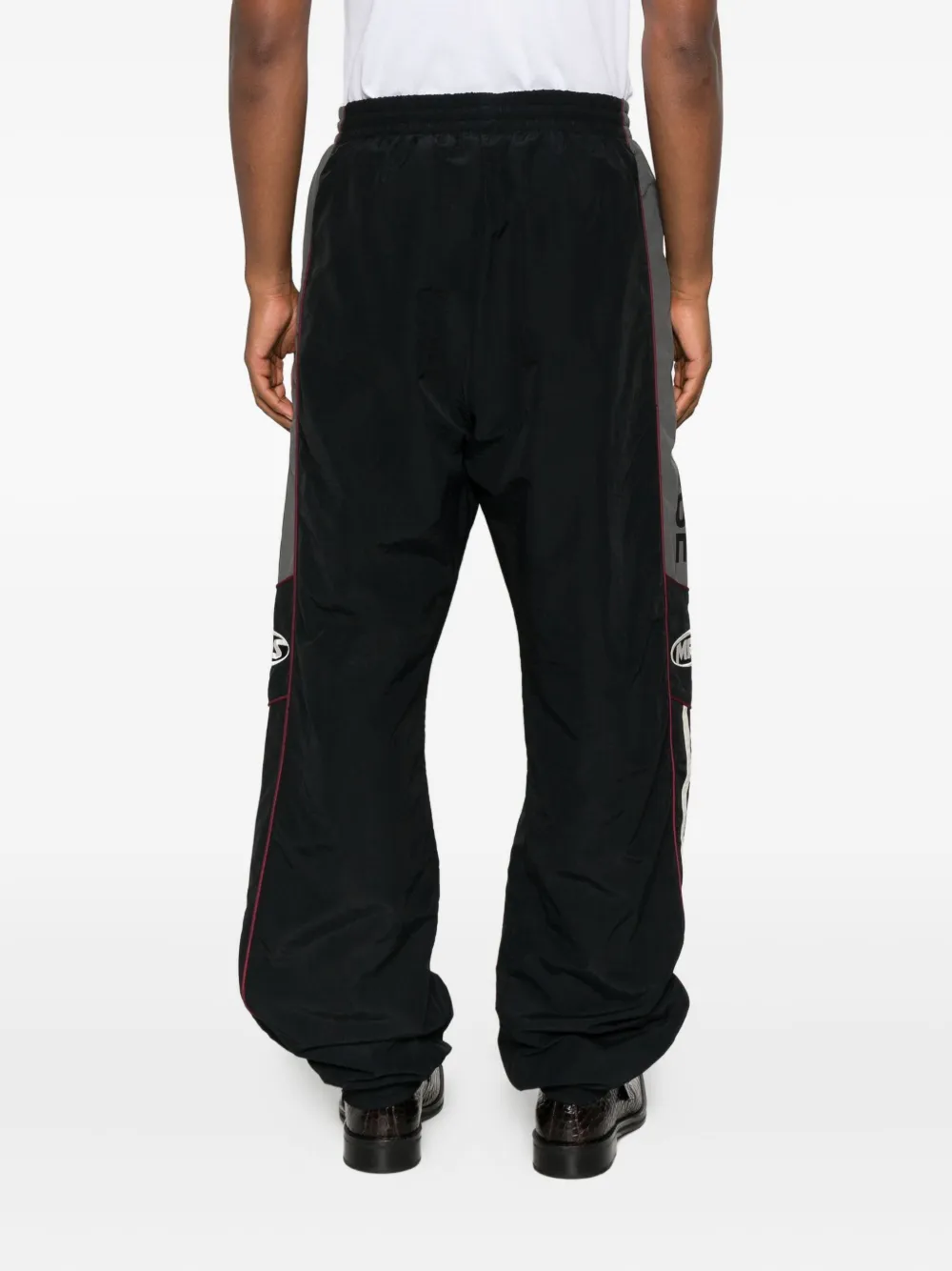 Martine Rose Side-stripe Track Pants In Black